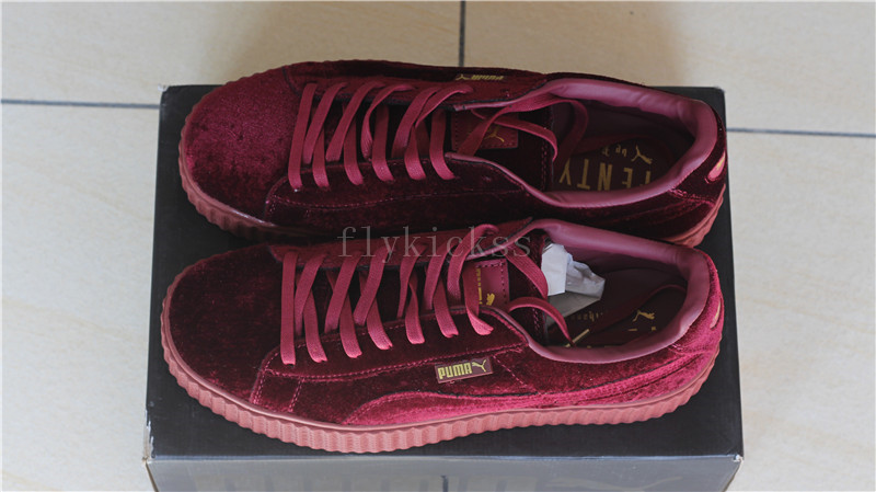 Rihanna Puma X Fenty Creepers Red Wine